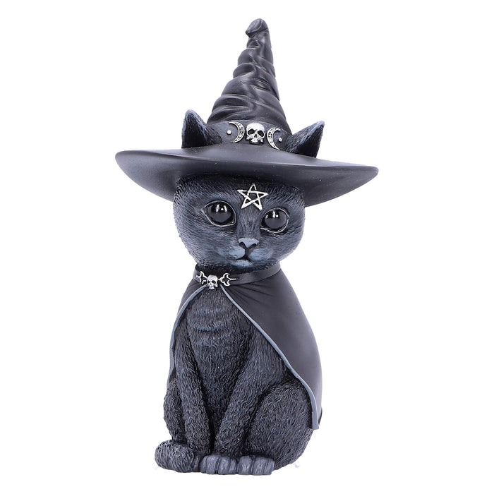 Nemesis Now Purrah Witches Hat Occult Cat Figurine, Black