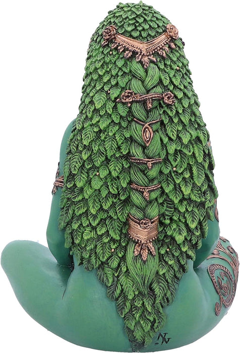 Nemesis Now Small Ethereal Mother Earth Gaia Art Statue Painted Figurine, Green, 17.5cm