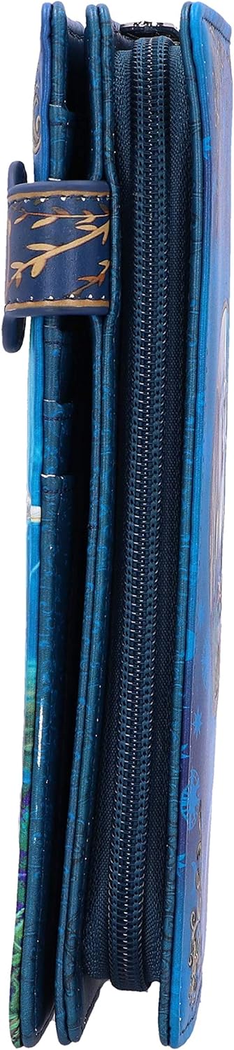 Nemesis Now Officially Licensed Lisa Parker Fairy Whispers Embossed Purse, Blue