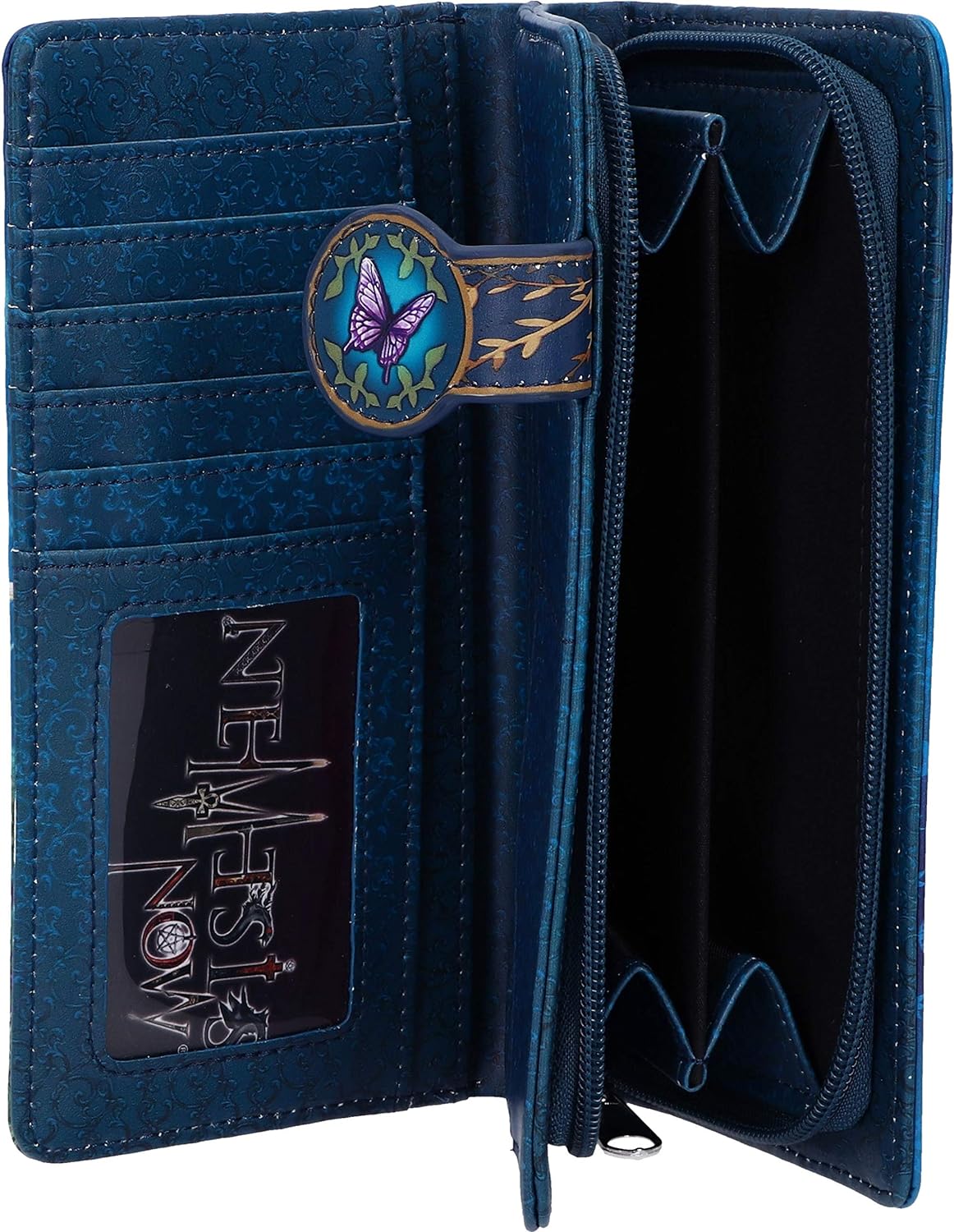 Nemesis Now Officially Licensed Lisa Parker Fairy Whispers Embossed Purse, Blue