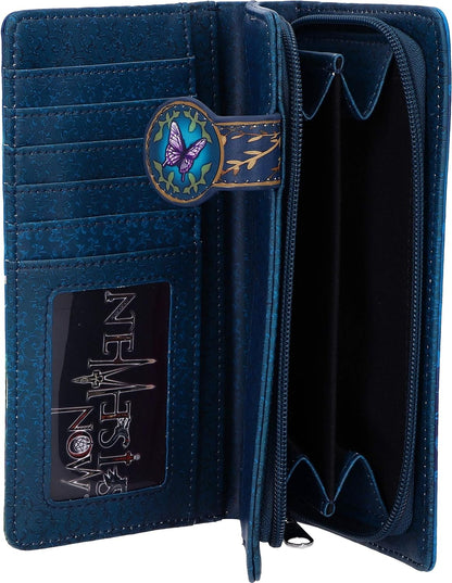 Nemesis Now Officially Licensed Lisa Parker Fairy Whispers Embossed Purse, Blue