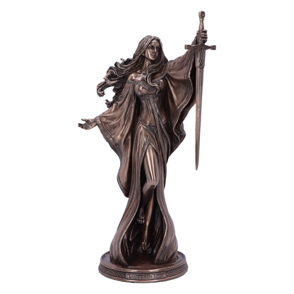 Nemesis Now James Ryman Lady of The Lake Fairytale Enchantress Figurine, 24cm, Bronze