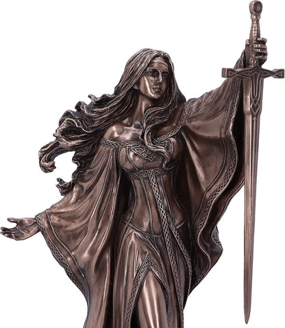 Nemesis Now James Ryman Lady of The Lake Fairytale Enchantress Figurine, 24cm, Bronze