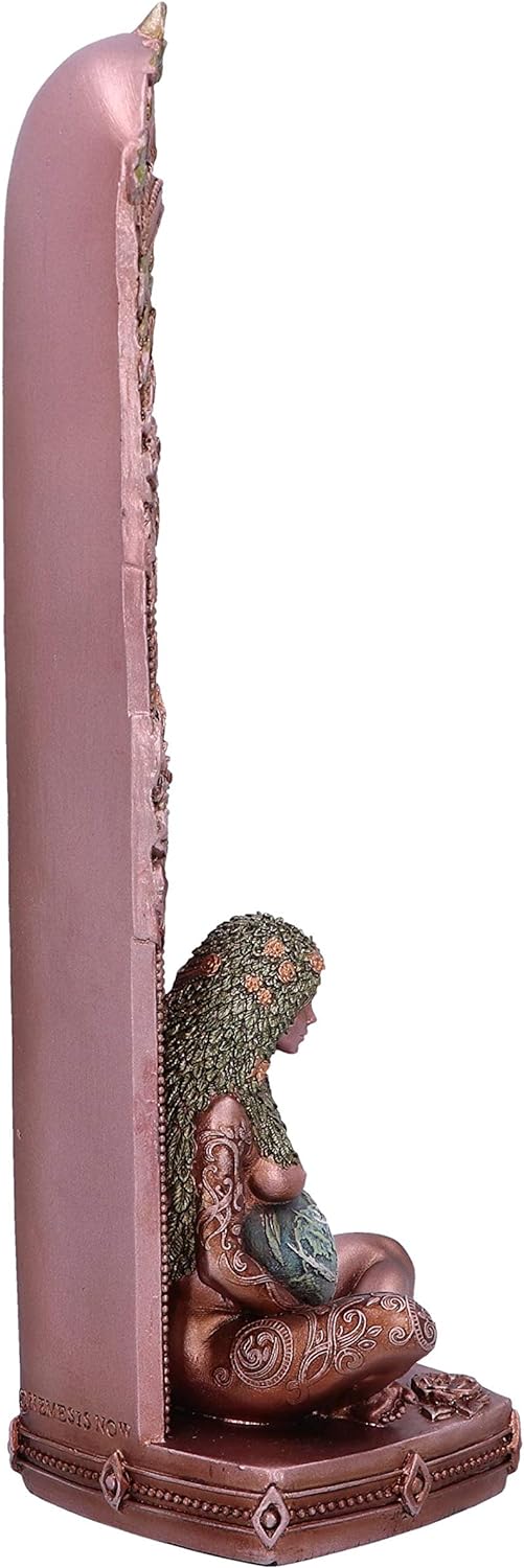 Nemesis Now Ethereal Mother Earth Gaia Art Statue Incense Burner,Green,24cm