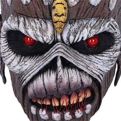 Nemesis Now Officially Licensed Iron Maiden The Book of Souls Eddie Head Box, Brown, 15cm