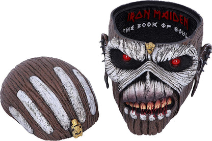 Nemesis Now Officially Licensed Iron Maiden The Book of Souls Eddie Head Box, Brown, 15cm