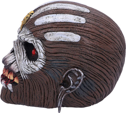 Nemesis Now Officially Licensed Iron Maiden The Book of Souls Eddie Head Box, Brown, 15cm