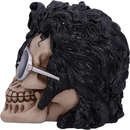 Nemesis Now Bad Michael Jackson King of Pop Inspired Skull Ornament, Polyresin, Black, 16.5cm