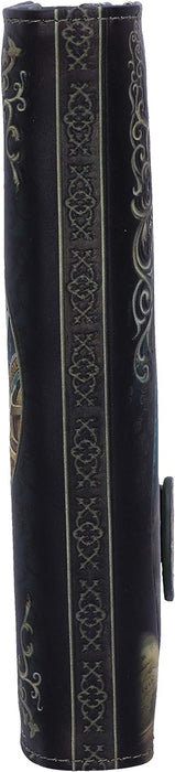 Nemesis Now Lisa Parker Adventure Awaits Calico Cat Ship Embossed Purse, Black