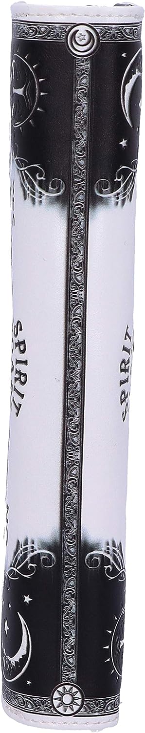 Nemesis Now White Spirit Board Embossed Ouija Purse, 18.5cm, White, PU Leather