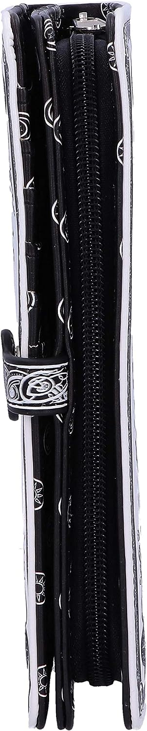Nemesis Now White Spirit Board Embossed Ouija Purse, 18.5cm, White, PU Leather