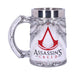 Nemesis Now B5296S0 Officially Licensed Assassins Creed White Game Tankard, Resin w. Stainless Steel, 300 milliliters, Multicolour