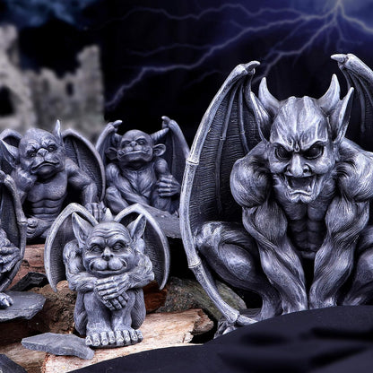 Nemesis Now Quasi Dark Black Grotesque Gargoyle Figurine, 12.5cm
