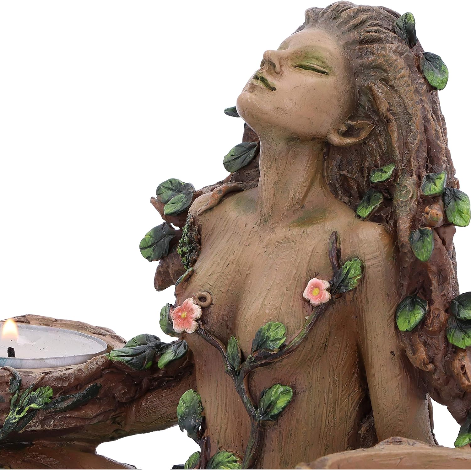 Balance Of Nature Female Tree Spirit Tealight Candle Holder