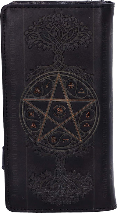 Nemesis Now, Black, Anne Stokes The Summoning Witch and Dragon Embossed Purse, 18.5cm