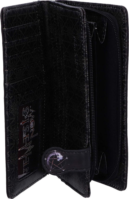 Nemesis Now, Black, Anne Stokes The Summoning Witch and Dragon Embossed Purse, 18.5cm