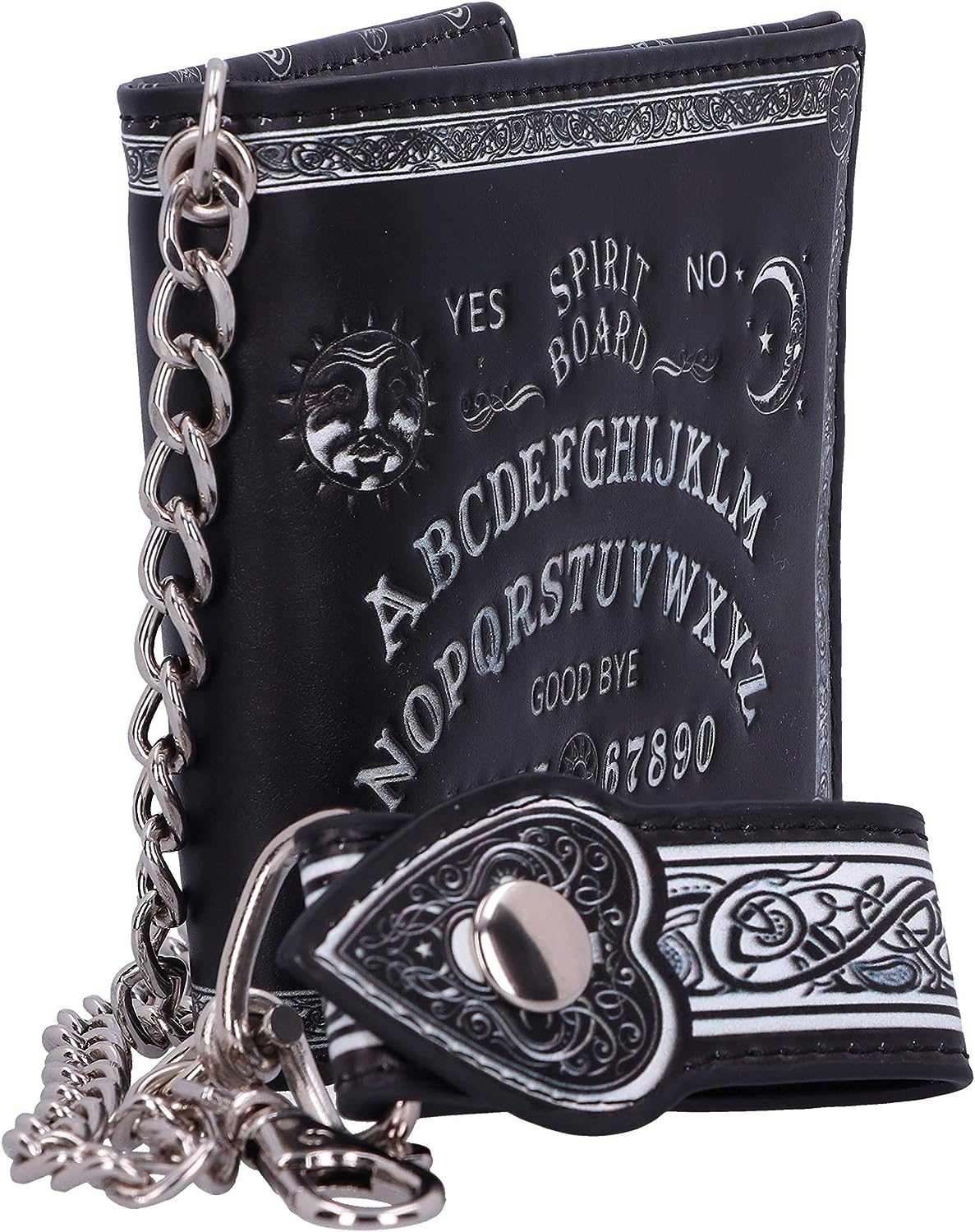 Nemesis Now Spirit Board Embossed Purse Ouija Wallet Black 18.5cm