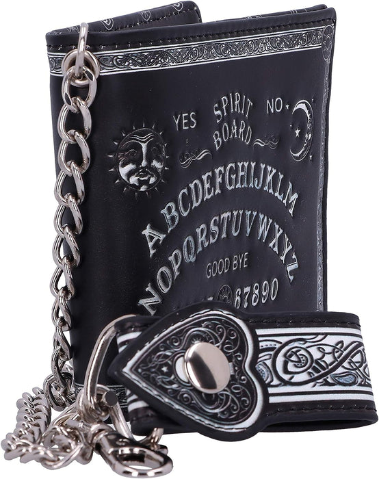 Nemesis Now Spirit Board Embossed Purse Ouija Wallet Black 18.5cm