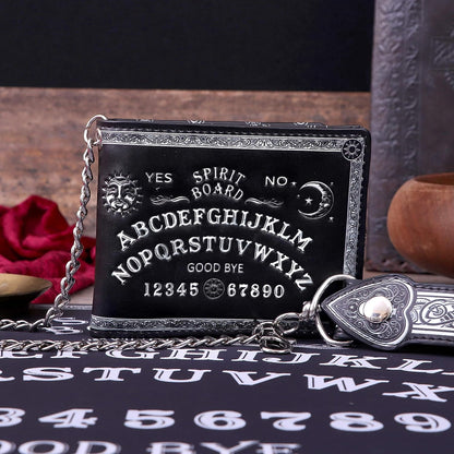 Nemesis Now Spirit Board Embossed Purse Ouija Wallet Black 18.5cm