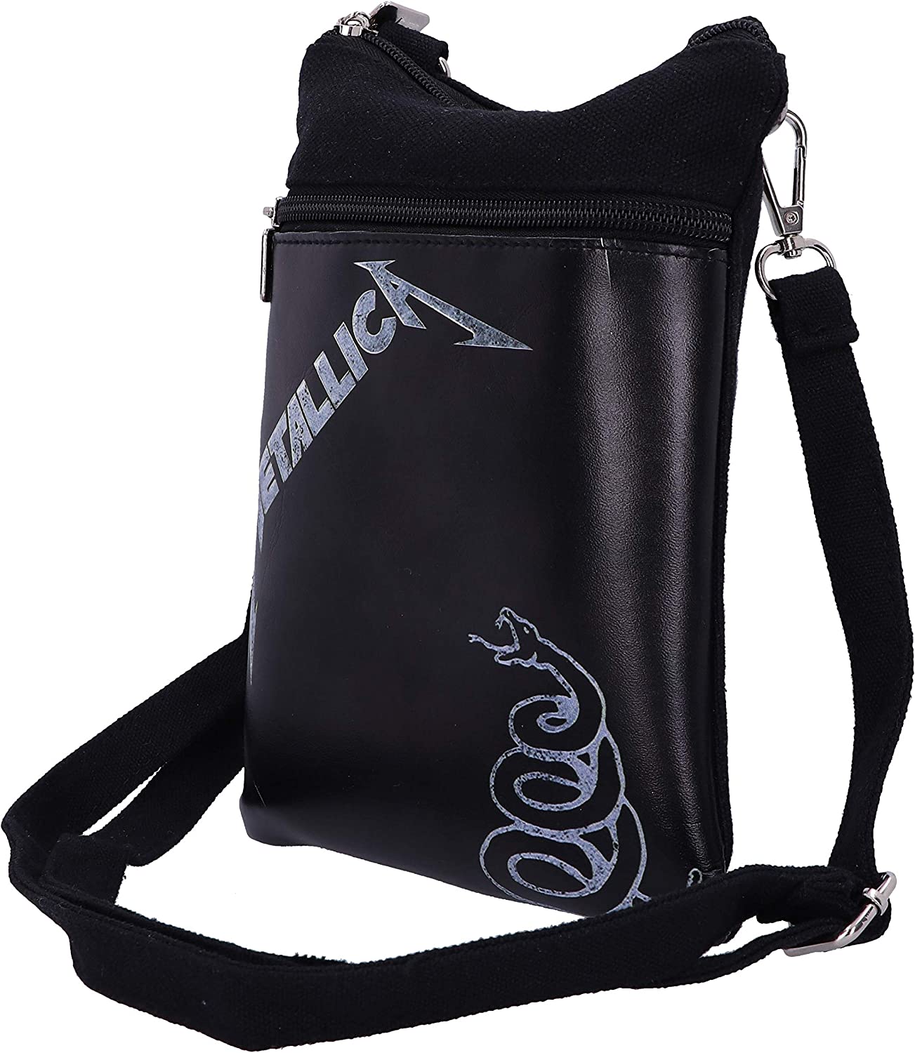Nemesis Now Officially Licensed Metallica The Black Album Shoulder Bag, Stone, 23cm