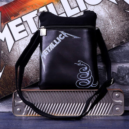 Nemesis Now Officially Licensed Metallica The Black Album Shoulder Bag, Stone, 23cm