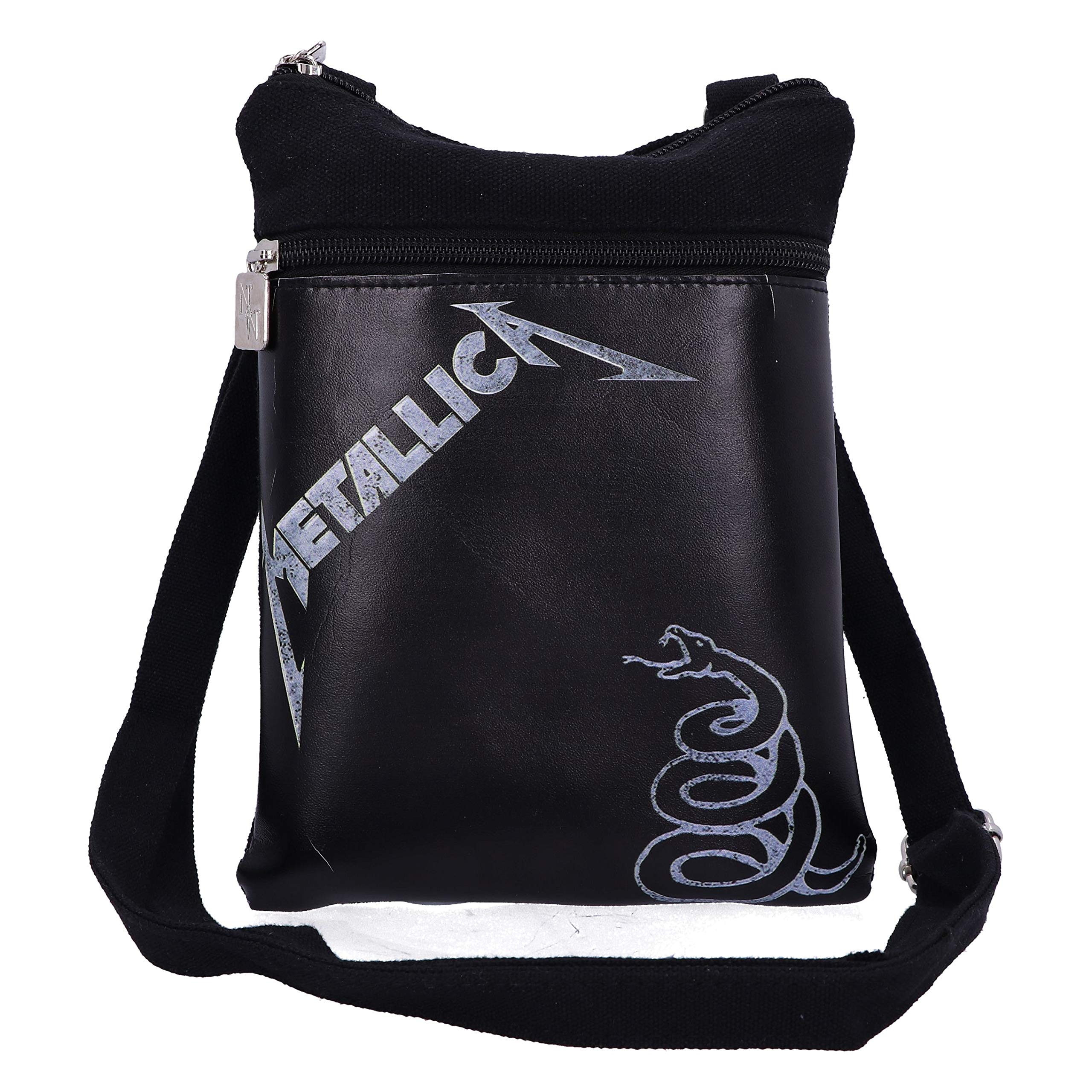 Nemesis Now Officially Licensed Metallica The Black Album Shoulder Bag, Stone, 23cm