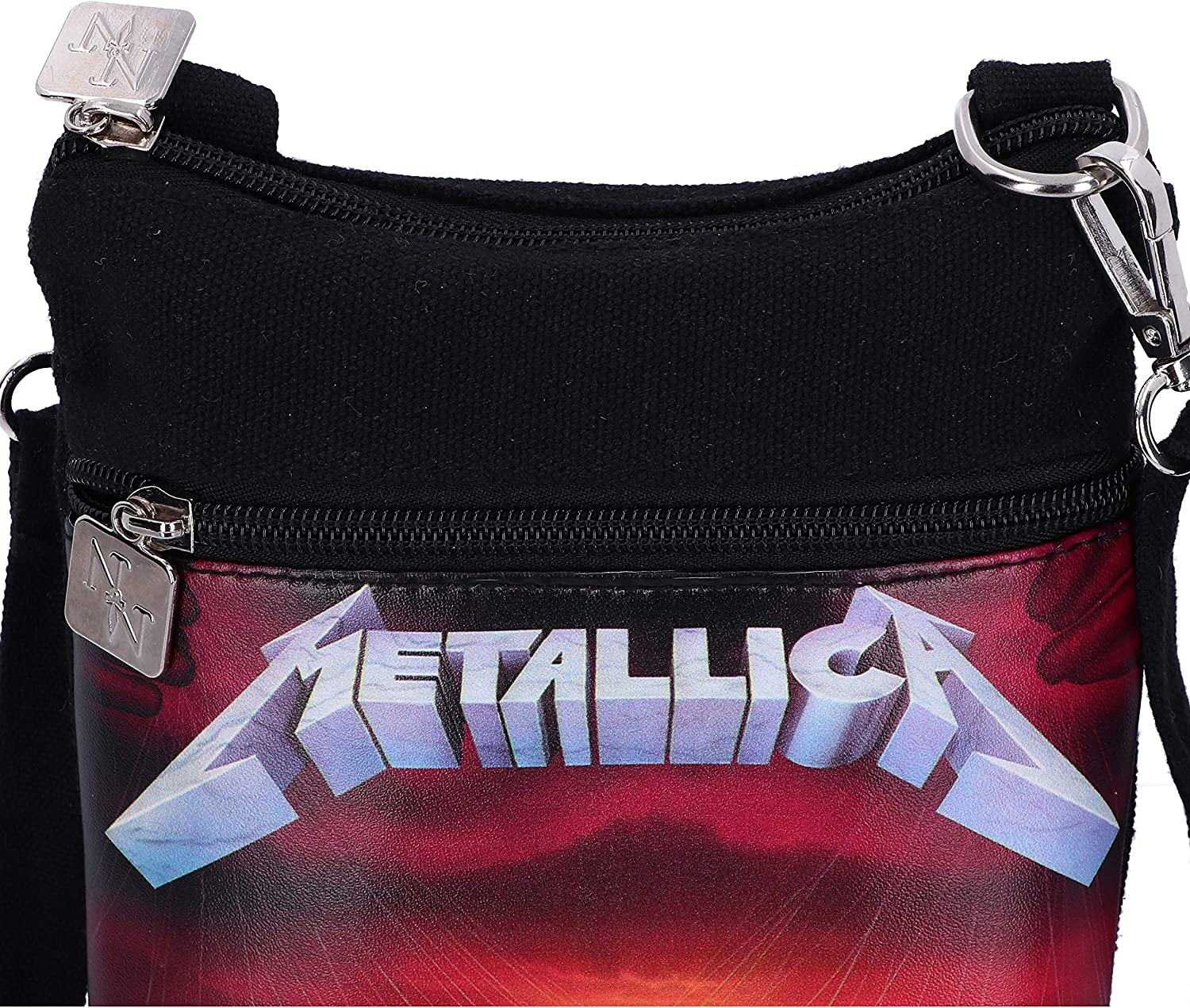 Nemesis Now Officially Licensed Metallica Master of Puppets Shoulder Bag, Metal, Black, 23cm