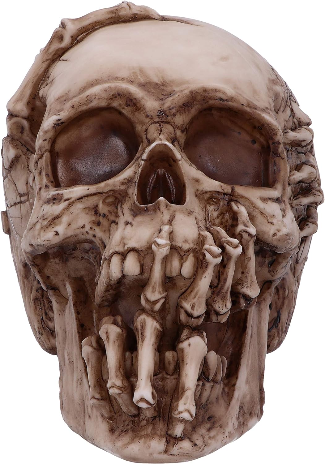 Nemesis Now Adorno Licencia Oficial de James Ryman, Resina, Calavera esquelet, 20 cm