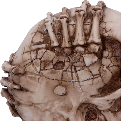 Nemesis Now Adorno Licencia Oficial de James Ryman, Resina, Calavera esquelet, 20 cm