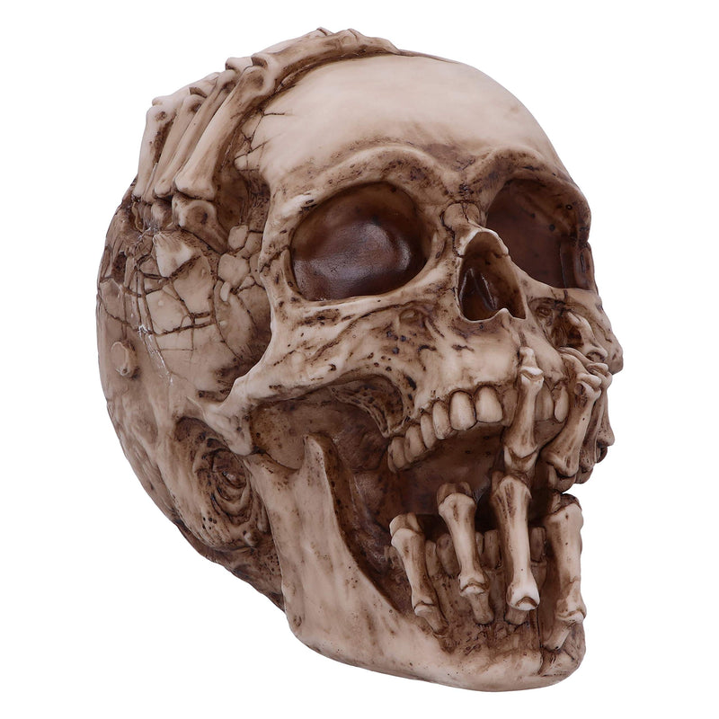 Nemesis Now Adorno Licencia Oficial de James Ryman, Resina, Calavera esquelet, 20 cm