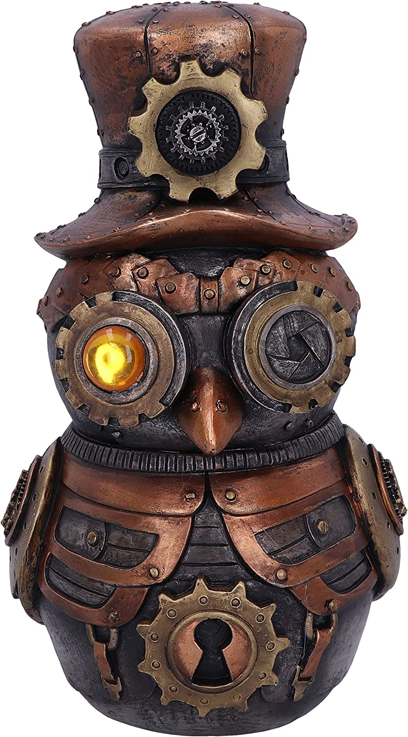 Nemesis Now Figura Steampunk, Bronce Resina, marrón, 22.7cm