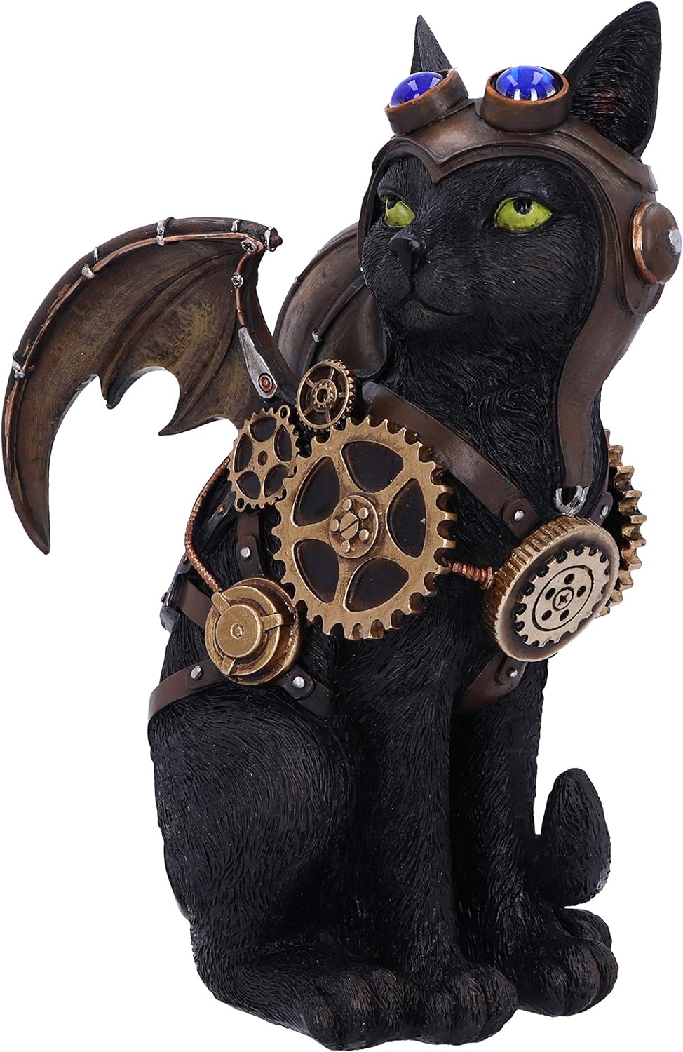 Nemesis Now Statuetta Steampunk, Resina, Nero, 22.7cm