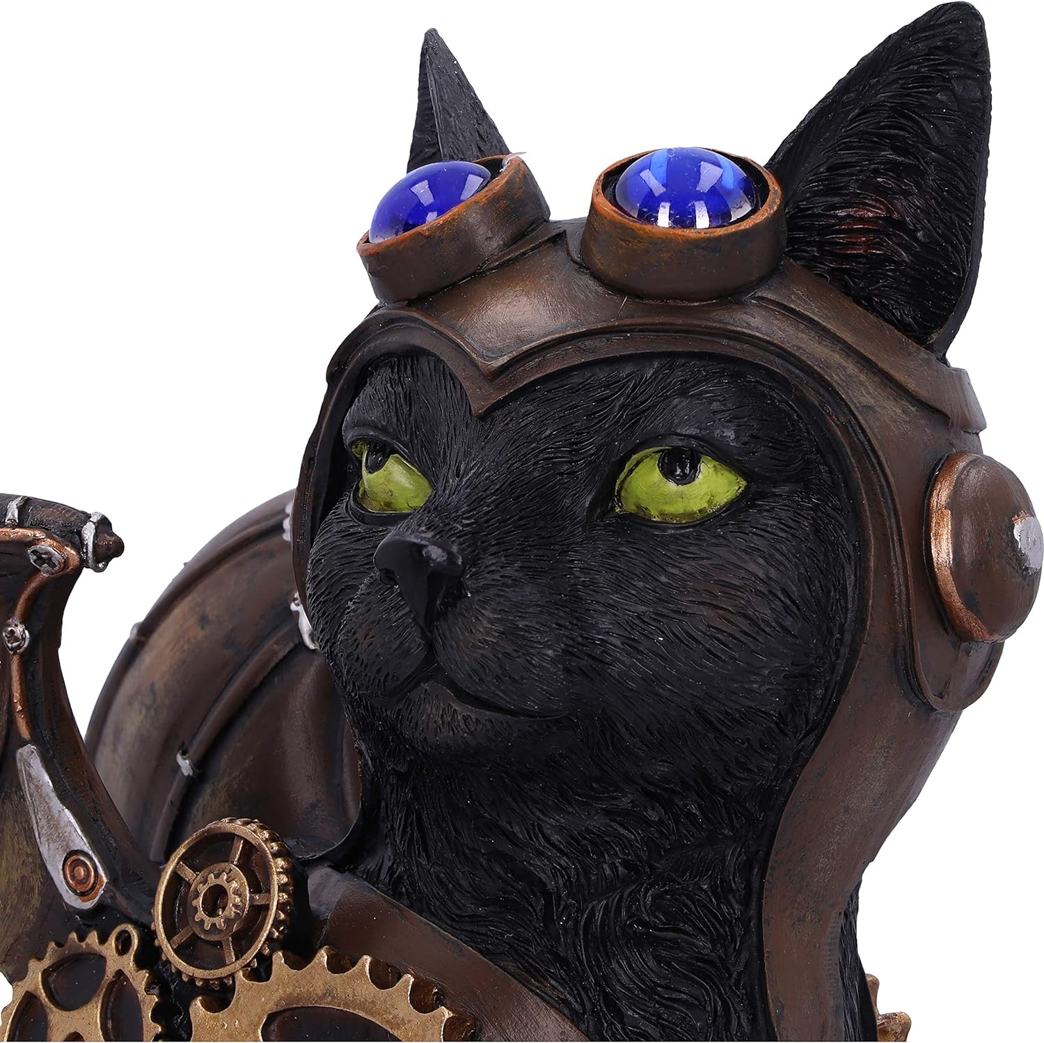 Nemesis Now Statuetta Steampunk, Resina, Nero, 22.7cm