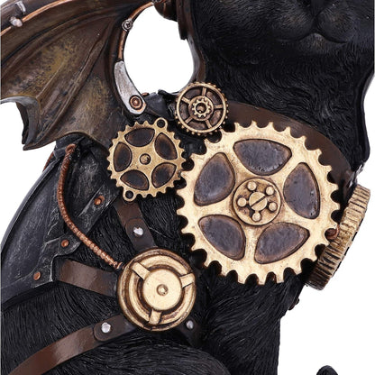 Nemesis Now Statuetta Steampunk, Resina, Nero, 22.7cm