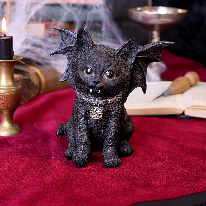 Nemesis Now Figura de Gato Coven Keepers, Resina, Negro, 16 cm