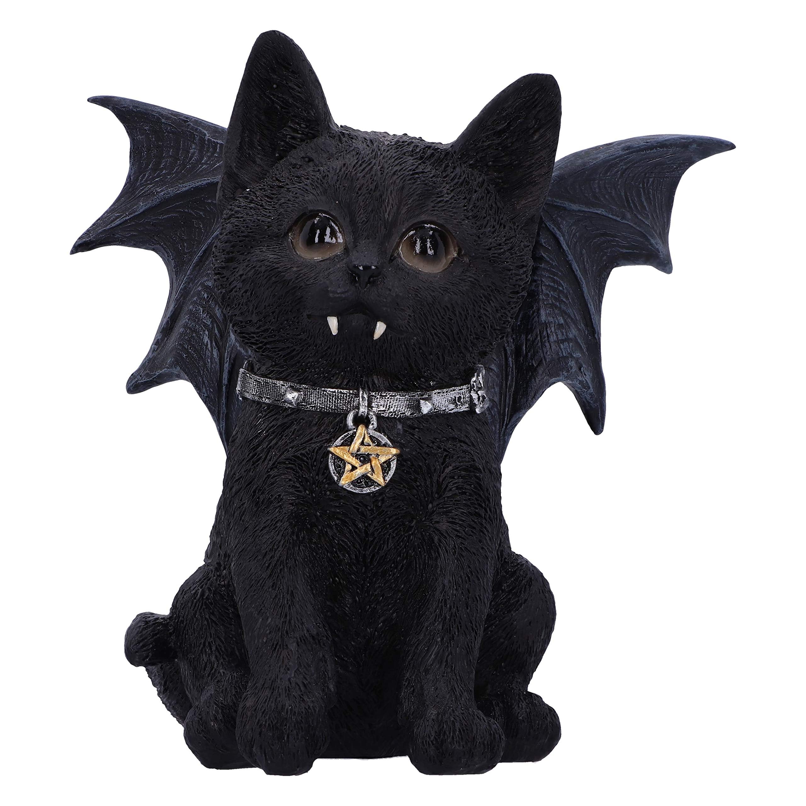 Nemesis Now Figura de Gato Coven Keepers, Resina, Negro, 16 cm