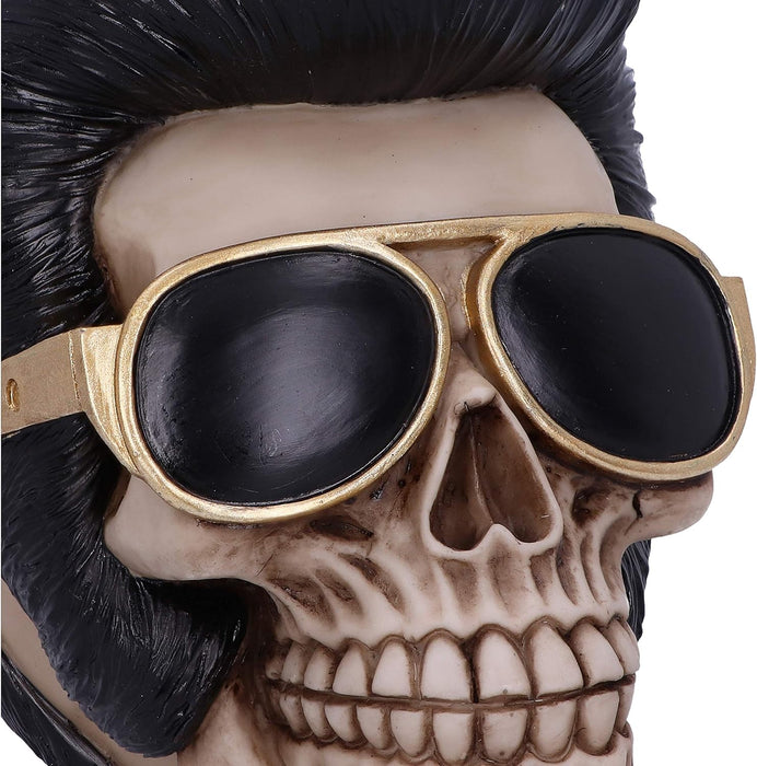 Nemesis Now Uh Huh The King Elvis Skull Figurine,17cm