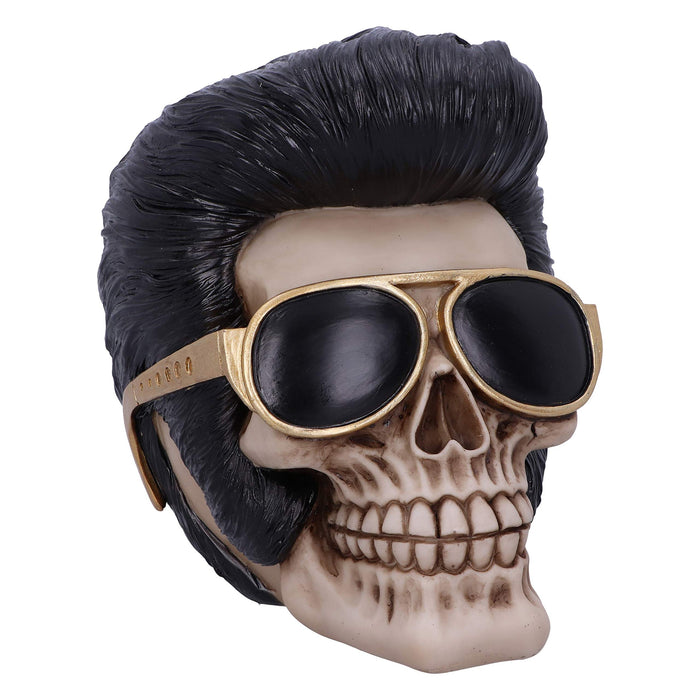 Nemesis Now Uh Huh The King Elvis Skull Figurine,17cm