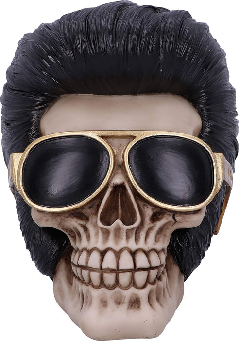 Nemesis Now Uh Huh The King Elvis Skull Figurine,17cm