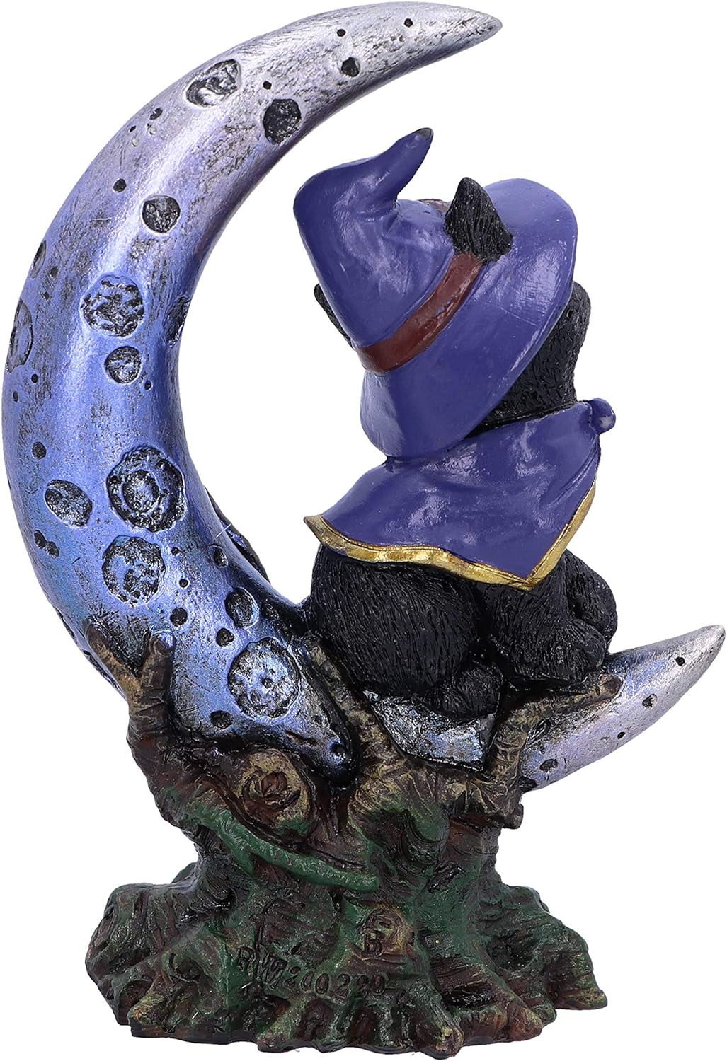 Nemesis Now Sooky Witches Familiar Black Cat and Crescent Moon Figurine 11.5cm, Resin, Witches Familiar Cat Figurine, Sooky Figurine, Witchy Gift, Cast in the Finest Resin, Lovingly Hand-Painted