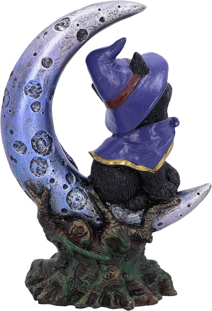 Nemesis Now Sooky Witches Familiar Black Cat and Crescent Moon Figurine 11.5cm, Resin, Witches Familiar Cat Figurine, Sooky Figurine, Witchy Gift, Cast in the Finest Resin, Lovingly Hand-Painted