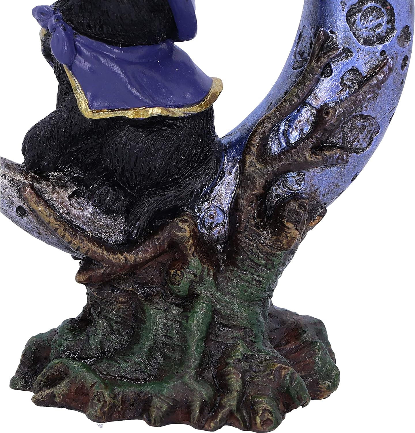 Nemesis Now Sooky Witches Familiar Black Cat and Crescent Moon Figurine 11.5cm, Resin, Witches Familiar Cat Figurine, Sooky Figurine, Witchy Gift, Cast in the Finest Resin, Lovingly Hand-Painted