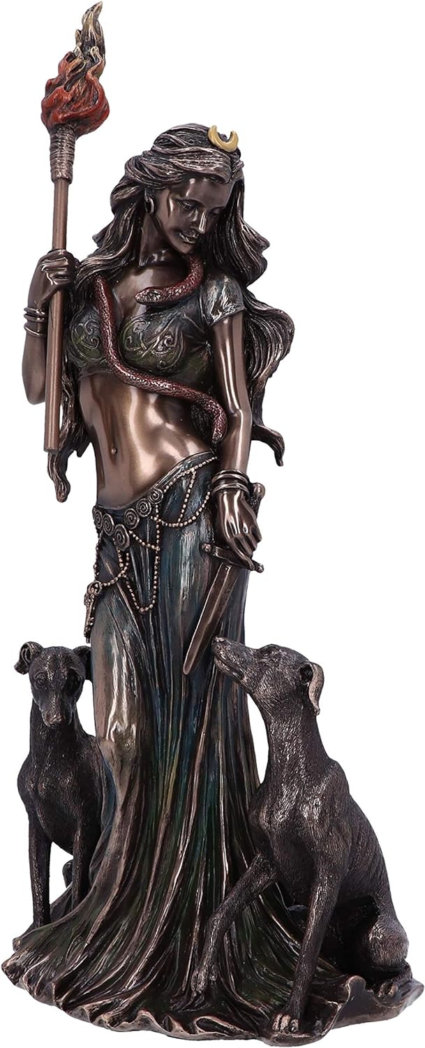 Nemesis Now Bronze Mythological Hecate Moon Goddess Figurine 34cm