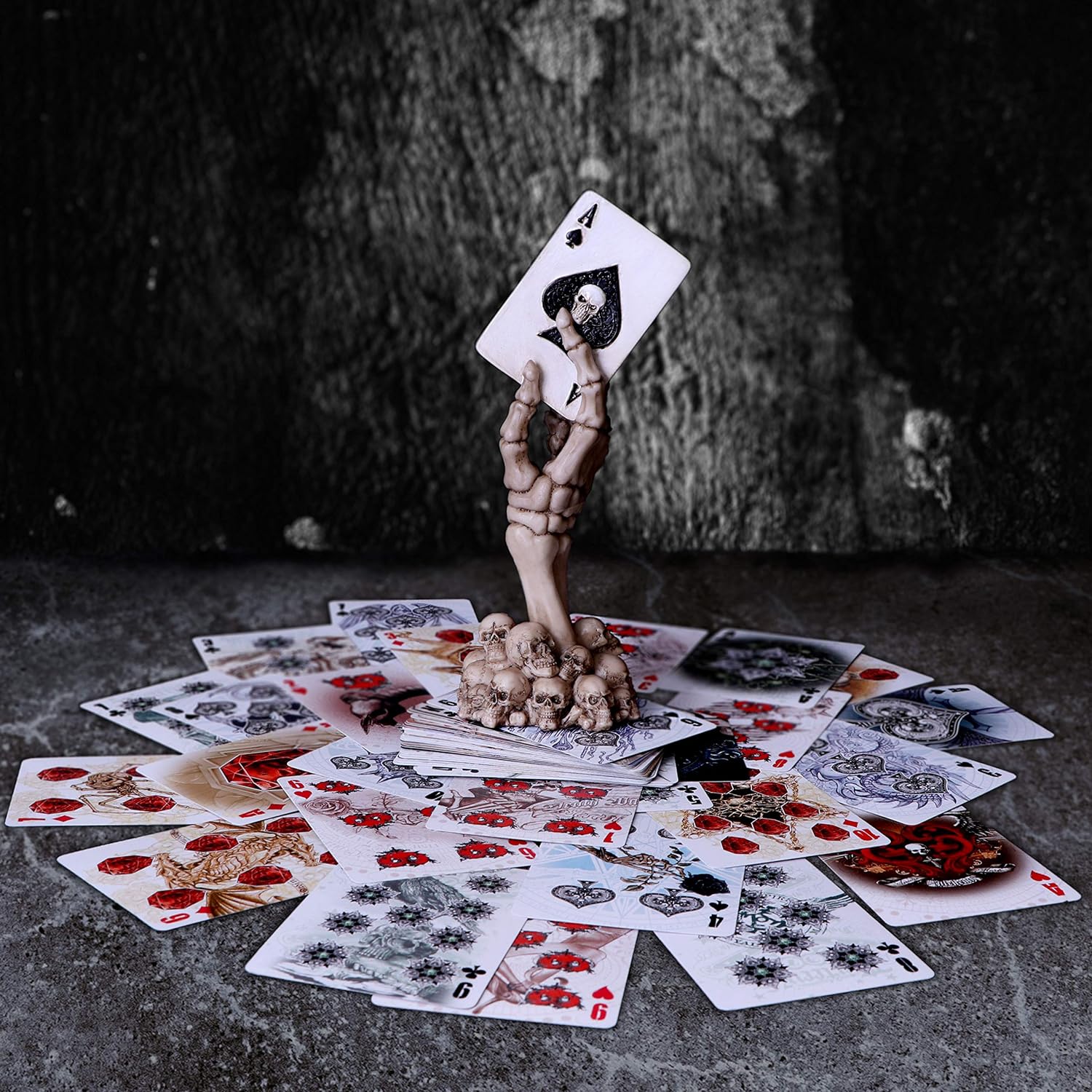 Nemesis Now Ace Up Your Sleeve Skeletal Hand Figurine, 18.4cm