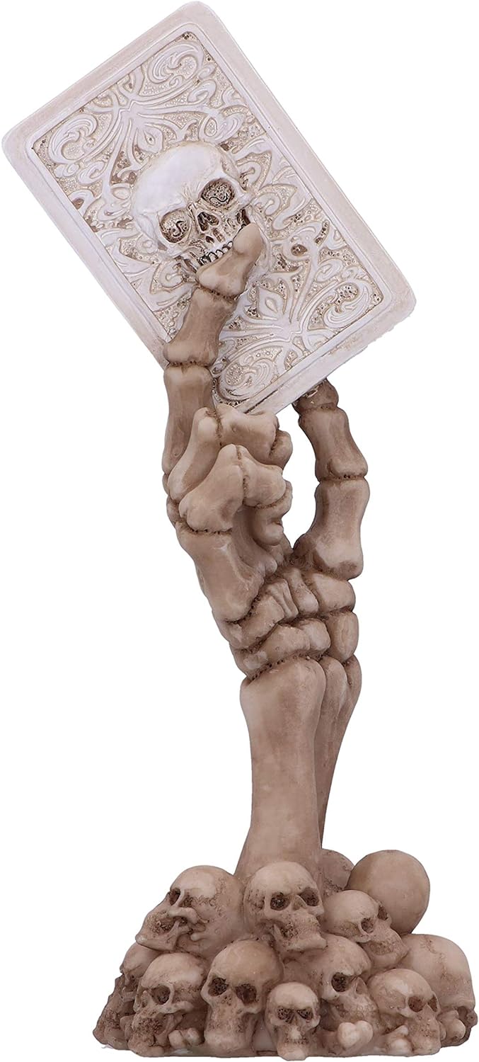 Nemesis Now Ace Up Your Sleeve Skeletal Hand Figurine, 18.4cm