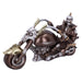 Nemesis Now Wheels of Steel 29cm Steampunk Motorcycle Skeleton Figurine.