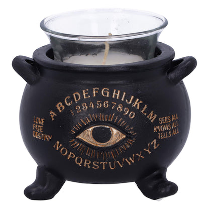 All Seeing Eye Witches Cauldron Tealight Candle Holder