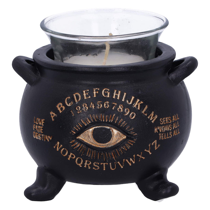 All Seeing Eye Witches Cauldron Tealight Candle Holder