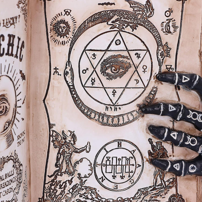 Nemesis Now Psychic Compendium Palmists Grimoire Figurine