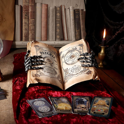 Nemesis Now Psychic Compendium Palmists Grimoire Figurine